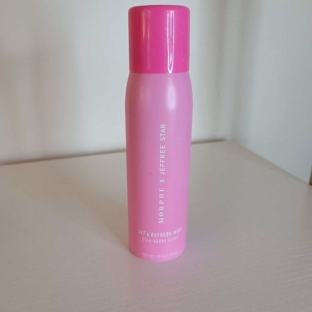 Morphe x Jeffree Star Set And Refresh Mist Starberry Scent Strawberry USED